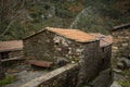 Ancient rustic houses in Pena Schist Village
