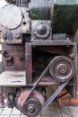 Ancient rusty machine