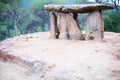 Ancient sacral Dolmen Pedra Gentil Royalty Free Stock Photo