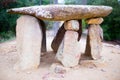 Ancient sacral Dolmen Pedra Gentil Royalty Free Stock Photo
