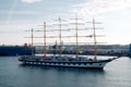 Tall mast sailing ship Royalty Free Stock Photo
