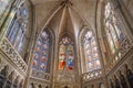 Ancient Saint Andre cathedral in Bordeaux historic center. Aquitaine, France Royalty Free Stock Photo