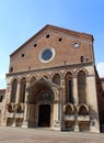 Ancient Saint Lawrence Church in the historic city of Vicenza Royalty Free Stock Photo