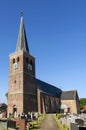 Ancient Saint Martin Church in Hallum, Netherlands