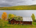 Ancient sami house Royalty Free Stock Photo