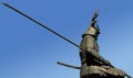 Ancient Samurai Warrior Statue