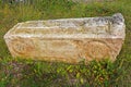 ancient sarcophagus at Church of the Presentation of the Lord in Pereslavl-Zalessky, Russia Royalty Free Stock Photo