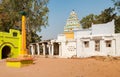 Ancient Sathya Sai Baba Temple in the outskirts of Puttaparthi, India Royalty Free Stock Photo