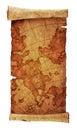 Ancient scroll map