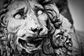 Ancient sculpture of The Medici Lion. Florence, Italy Royalty Free Stock Photo