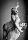 Ancient sculpture of The of the Sabine Women. Florence, Italy Royalty Free Stock Photo