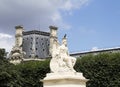 Ancient sculpture in Tuileries garden Royalty Free Stock Photo