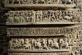 Sculptures of Beluru and halebeedu Karnataka India Royalty Free Stock Photo