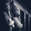 Ancient sculptures of Hatshepsut temple