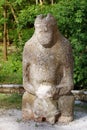 Ancient Scythian stone statue Royalty Free Stock Photo