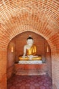 Ancient seated Buddha statue