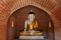 Ancient seated Buddha statue