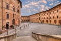 Ancient seminary in the old italian town San Miniato, Pisa, Tuscany, Italy Royalty Free Stock Photo