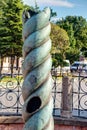 The ancient Serpent Column in Istanbul, Turkey Royalty Free Stock Photo