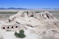 Ancient settlement Toprak-Kala- clay fortress Royalty Free Stock Photo