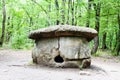 Ancient Shapsugsky Dolmen in Shapsugskaya zone Royalty Free Stock Photo