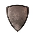Ancient shield on isolated white background. Concept shield for game,card or app Royalty Free Stock Photo
