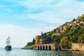 Ancient shipyard `Tersane` in Alanya Castle