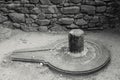 Ancient Shiva Linga at a Temple