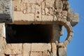 Ancient shop entrance in ruins