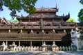 Ancient Shwenandaw Buddhist Monastery in Mandalay, Myanmar in Summer