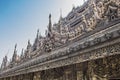 Ancient Shwenandaw Kyaung monastery in Mandalay in Myanmar