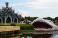 Detail of Sumeru mountain. Muang Boran, the Ancient City. Bangpoo. Samut Prakan province. Thailand