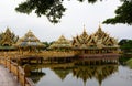 Partial view of Pavilion of the enlightened. Muang Boran, or the Ancient City. Bangpoo. Samut Prakan province. Thailand