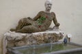 Ancient Silenus statue on via del Babuino, Rome Royalty Free Stock Photo