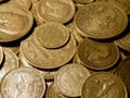 Ancient silver coins Royalty Free Stock Photo