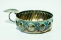 An ancient silver object Royalty Free Stock Photo