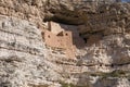 Montezuma Castle On The Side of the Cliff Royalty Free Stock Photo