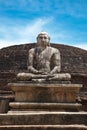 Ancient sitting Buddha image