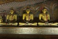 Ancient sitting Buddha images