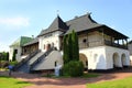 Ancient Slavonic wooden fortress in Novhorod-Siverskii Royalty Free Stock Photo