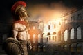 Ancient soldier or Gladiator Royalty Free Stock Photo