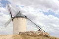 Ancient Spanish mill as an alternative energy source, Consuegra, Spain Royalty Free Stock Photo