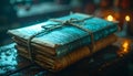 Ancient Spellbook Glowing with Magical Lore Royalty Free Stock Photo