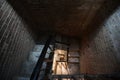 Ancient spiral staircase in the bell tower of Siena Cathedral Royalty Free Stock Photo