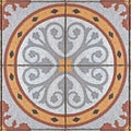 Ancient square paving tile