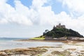 Ancient St Michael`s Mount castle in Cornwall England UK Royalty Free Stock Photo