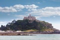 Ancient St Michael`s Mount castle Cornwall UK Royalty Free Stock Photo