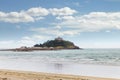 Ancient St Michael`s Mount castle Cornwall UK Royalty Free Stock Photo