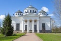 Ancient St. Sophia Cathedral (1788) close-up. Tsarskoye Selo, Saint Petersburg. Russia