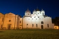 Ancient St. Sophia Cathedral. Veliky Novgorod, Russia Royalty Free Stock Photo